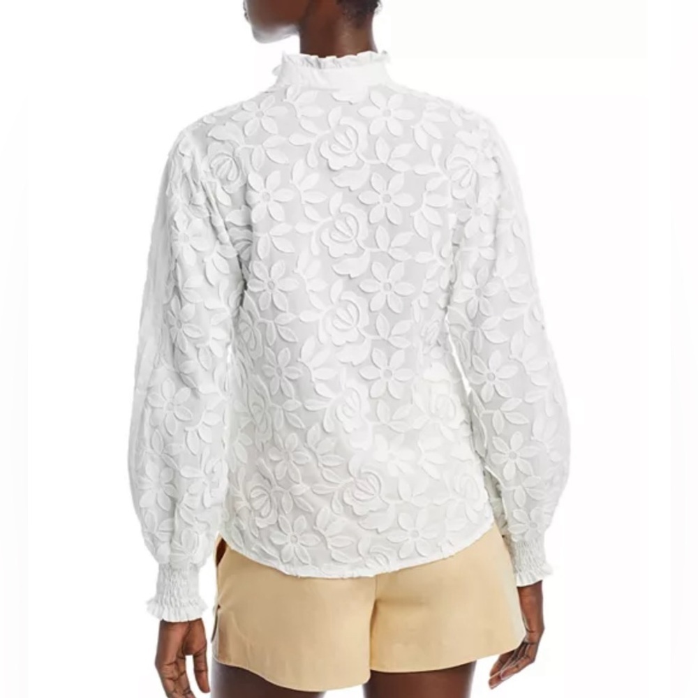 Waimari Magnolia Floral Button-Up Blouse Small - Picture 5 of 13